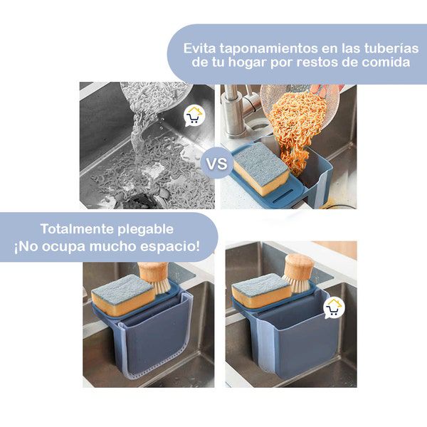 Organizador de bacha para la cocina